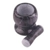 CL Mortero De Marmol Con Maja Pistillo Molcajete Especias Gris