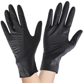 MKZ Hair Color Gloves, Nitrile Gloves, 20 Pieces, Left & Right Use, One Size Fits Most, Disposable Hairdresser Shampoo