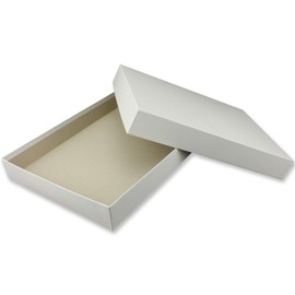 High Quality Storage and Gift Boxes – Pack of 1 – DIN A5 – White Covered – 215 x 154 x 40 mm