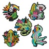 Mono Quick 121xx Bright Colourful Jungle Animal Applique, Iron-On Patch,