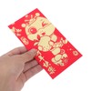 SEWACC 36pcs Traditional Red Envelopes for Snake Year Sturdy Money