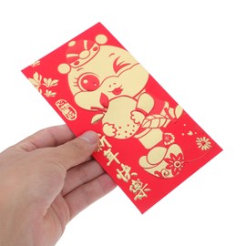 SEWACC 36pcs Traditional Red Envelopes for Snake Year Sturdy Money Packets Lunar Year Celebrations Weddings Birthdays Convenient Design