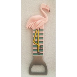 Unbranded Pink Flamingo Bottle Opener Bird Kitchen Gadget Collectible