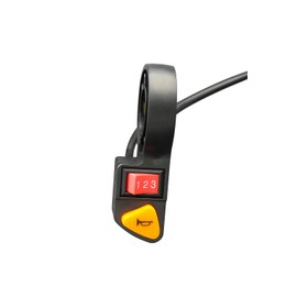 22mm 7/8in Motorcycle Handlebar Switch, Electric 3 Speed with Pre Wired Button for Regen for Fardriver Controllers Handlebar Module Switch for Motorcycle E-Bike Scooter (Boost Button)