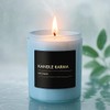 Luxury Soy Wax Candle, First Rain Fresh Earthy Aroma Scented