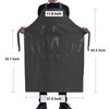 ELEBOX Waterproof Oil Proof Bib Apron Utility Apron Chemical Resistant