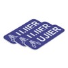 Ujier 1 x 3" Name Tag/Badge, Blue, Praying Hands (3