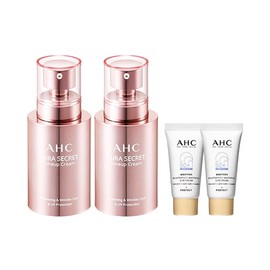AHC Aura Secret Tone-up Cream 50g x2 + Waterfull Sunscreen 7ml x2 / AHC 아우라 시크릿 톤업크림 50g x2 + 워터풀 선크림 7ml x2