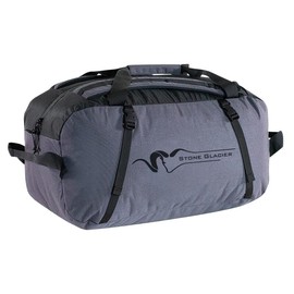 Stone Glacier STOL 7000 Duffel Bag, 7000 cui, Waterproof XPac, YKK Aquaguard Zipper, Integrated Shoulder Straps, Black (50052-BK-OSFM)