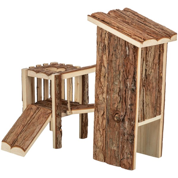 Playground Tjorven, Mice / Hamster, Bark Wood, 32 × 19