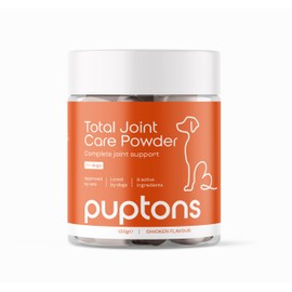 puptons Total Joint Care Supplement for Dogs | Joint Supplement for Dogs | Tasty Chicken or Powder (Tablets, 60 Grams)