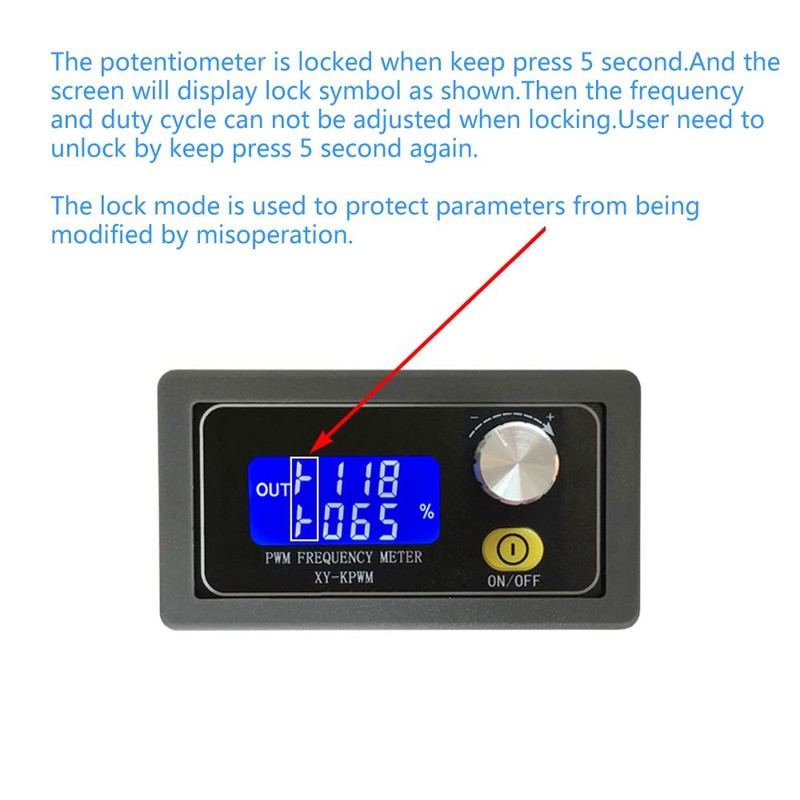 MiOYOOW PWM Frequency Generator, 1-Channel 1Hz-150KHz Adjustable Pulse Duty Cycle