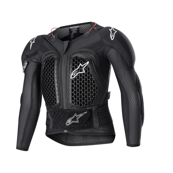 Alpinestars 6546823-10-LXL: Youth Bionic Action V2 Protection Jacket Black Lg/Xl