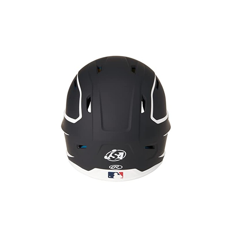Rawlings Baseball Adult Softball Mach Helmet 2-Tone (Matted) MACH14 Navy