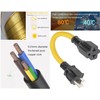 12AWG Heavy Duty Extender AC Plug Adapter [4-in-1], 15 Amp