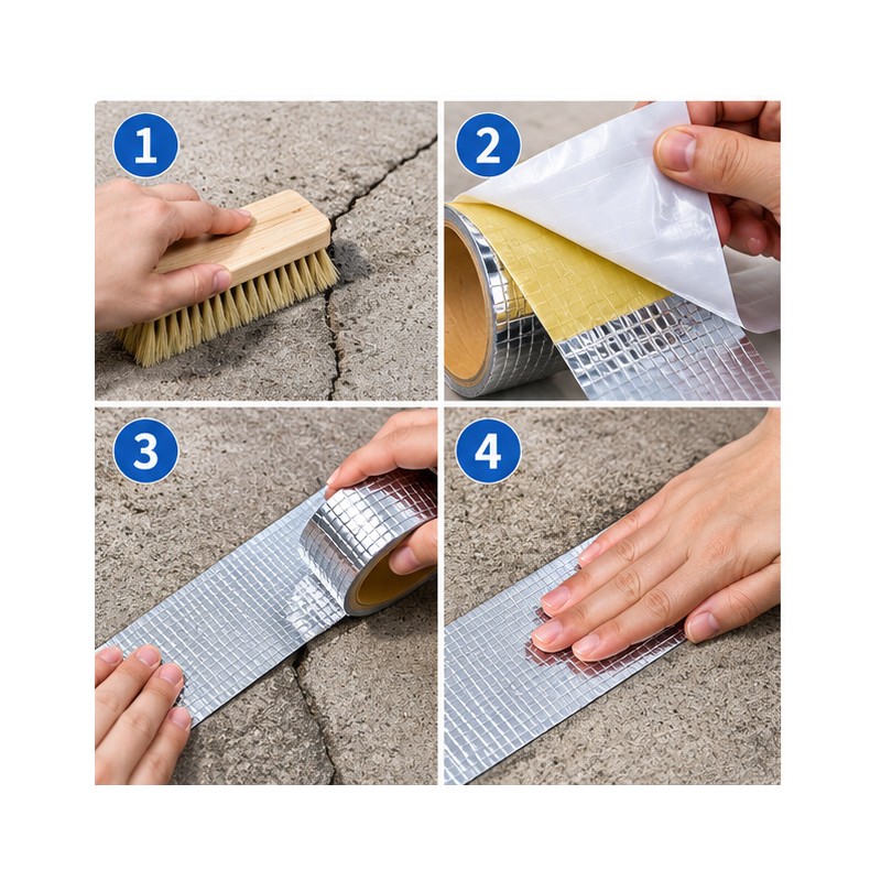 Butyl Waterproof Repair Tape for Roofs, Pipes & Cracks –