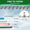 FYSFLYA 50FT Heat Tape for Water Pipes，-40°F Anti-Freeze De-Icing Heating