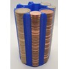 BLUE UK Coin Stacker, Large Size 14cm high, 8 coin