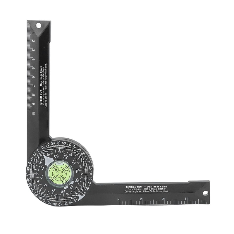 Miter Saw Protractor Angle Finder Gauge Laser Scale for Carpenters