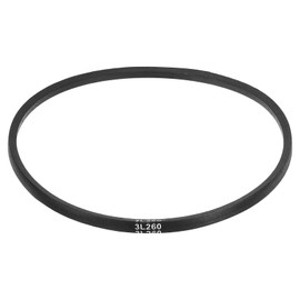 sourcing map 3L260 Classic Wrapped Rubber V-Belt, 26"(660mm) Outside Circumference, 3L Profile V Belt 3/8" Width 7/32" Height