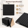 Sound Proof Foam Panels for Walls Vangoa 12 Pack Self-adhesive
