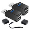 Samcos USB Hub, 3 Ports, Set of 2, Ultra Small,