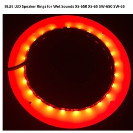 BLAST LED- 2pc Aftermarket Replacement LED Speaker Light Rings compatable with Rockford Fosgate M1-8 M2-8 LED Speakers