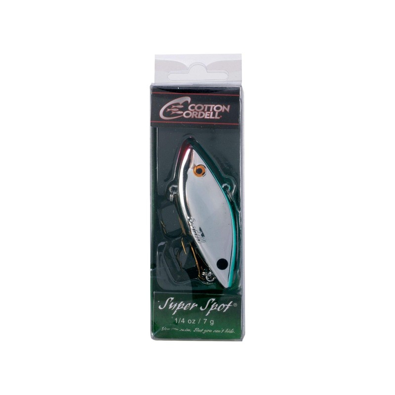 Cotton Cordell C2406 Super Spot Lure, Chrome/Blue, 2 1/2"