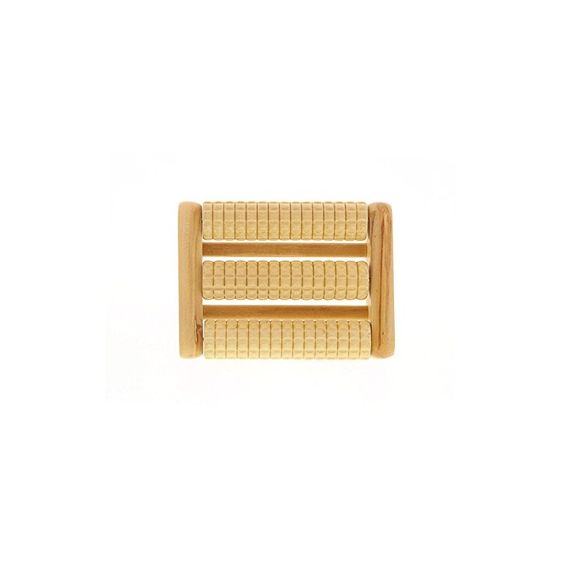 Kosmetex Wooden Massage Foot Roller for Foot Massage to Stimulate