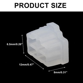 Bonsicoky 24 PCS RJ45 Dust Covers - Silicone Ethernet Hub Port RJ45 Plugs Protector Stopper Caps - Port Protector for Hub, TV, Computer - Clear