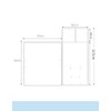 Toddler Nap Mat with Pillow and Blanket, Extra Large 115x65CM