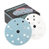 100PCS 150mm Sanding Discs, 6 Inch15 Holes Sanding Disc Pads,