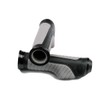 MotorToGo 7/8" Gray Handlebar Gel Hand Grips with Black End