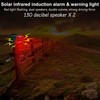 SENKEFEI SS Solar-Outdoor Motion Sensor Alarm - 130db motion detector
