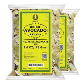 5.2oz Dried Avocado Leaves, Leaf Tea, Hojas De Aguacate Secas, 100% Natural Avocado Leaves, Non-GMO, Caffeine free, Vegan. by Akshit