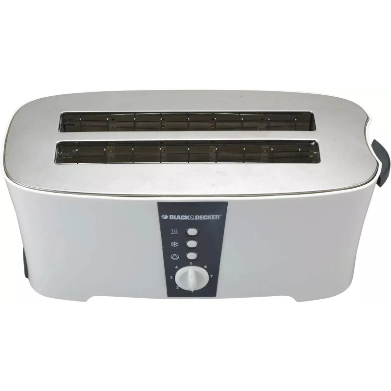 BLACK+DECKER Black & Decker ET124 4 Slice 1350W Toaster, 220-240V,