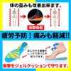 PhoenixSole Sports Insole, High Density Gel Cushion, Footbed, Shock Absorption,