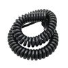 1PC Spring Spiral Black Cable 2-Cores 24/22/20/18/17AWG Stretchable Wire Shrinkable