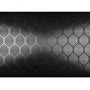 V2 - Envoltura hexagonal de vinilo negro carbono para coche
