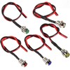 10PCS Pre-wired Car Boat LED Dash Panel Indicator Light 12V