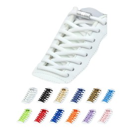 UPBEATLIFE Laces, Elastic Shoelaces, Laces, Fasteners, No Ties, For 1 Pair, Easy Installation, Elastic Shoelaces, No Tie Shoelaces, Children, Low Cut, High Cut, Sneakers, Choose from Colors, Plain