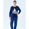 Boboking Men Holiday Sleepwear Christmas Tree PajamasTwo Piece Set L