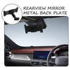 PACKOVE Placas Traseras para Espejo Retrovisor Soporte para Cámara De