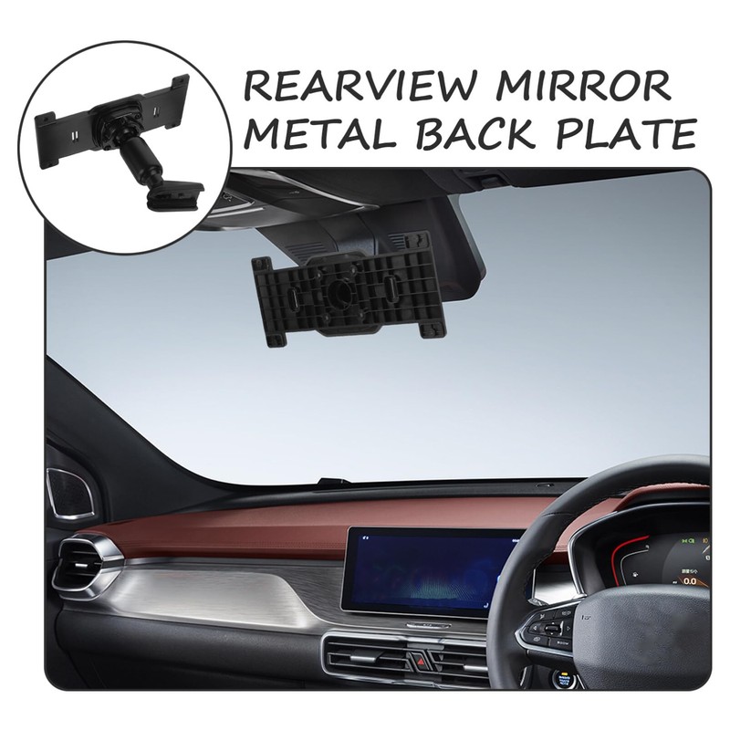 PACKOVE Placas Traseras para Espejo Retrovisor Soporte para Cámara De