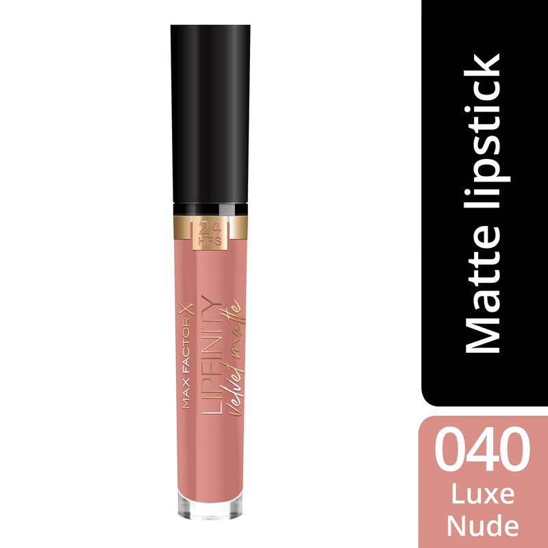 Max Factor Lipfinity Velvet Matte 040 Luxe Nude, 3.5 ml,