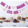 Me? A Bride? Its Me!Banner,Bachelorette Party Decorations,Bridal Shower Engagement Wedding