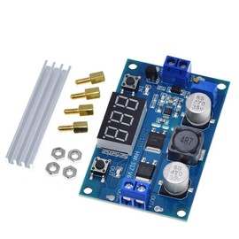 HiLetgo LTC1871 DC-DC Step Up Booster Converter 3-35VDC to 3.5-35VDC With LED Voltmeter DC-DC Step Up Module Power Supply Voltage Regulator