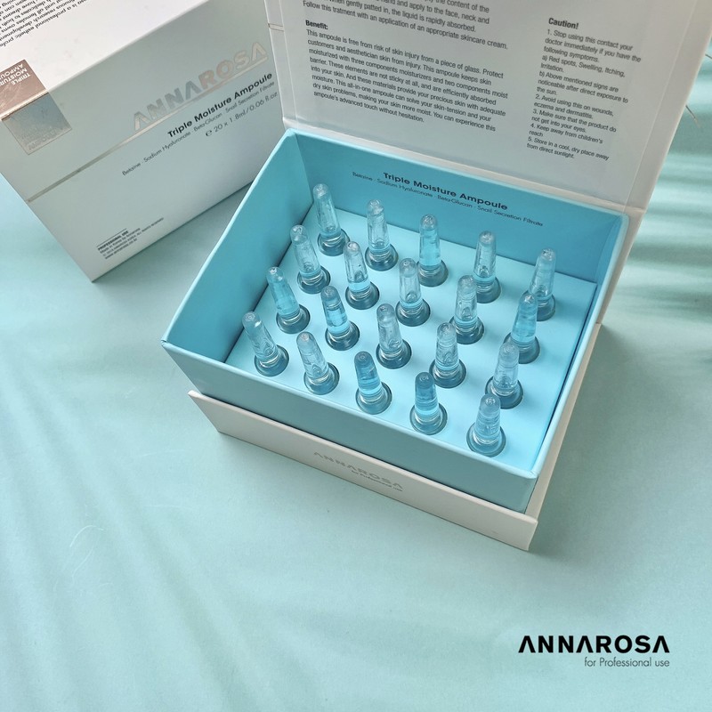 Anna Rosa Triple Moisture Ampoule 1.8ml×20 / 안나로자 트리플 모이스춰앰플