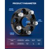 KAX 5x4.5 Wheel Spacers,1 inch 5 Lug Hub Centric Wheel