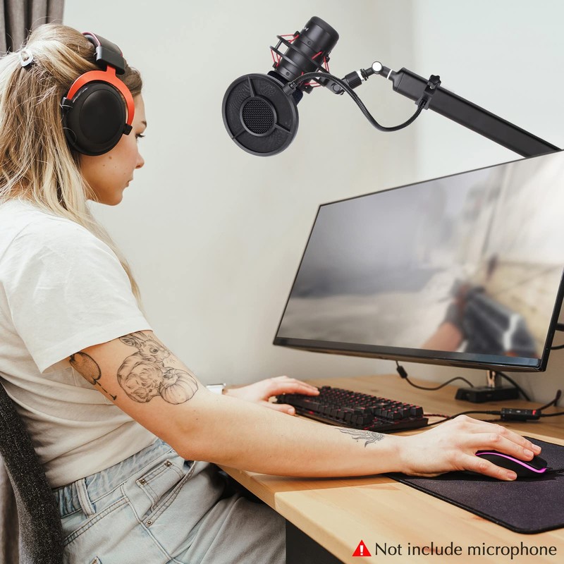 Pop Filter Foam Cover Set for HyperX QuadCast, QuadCast S